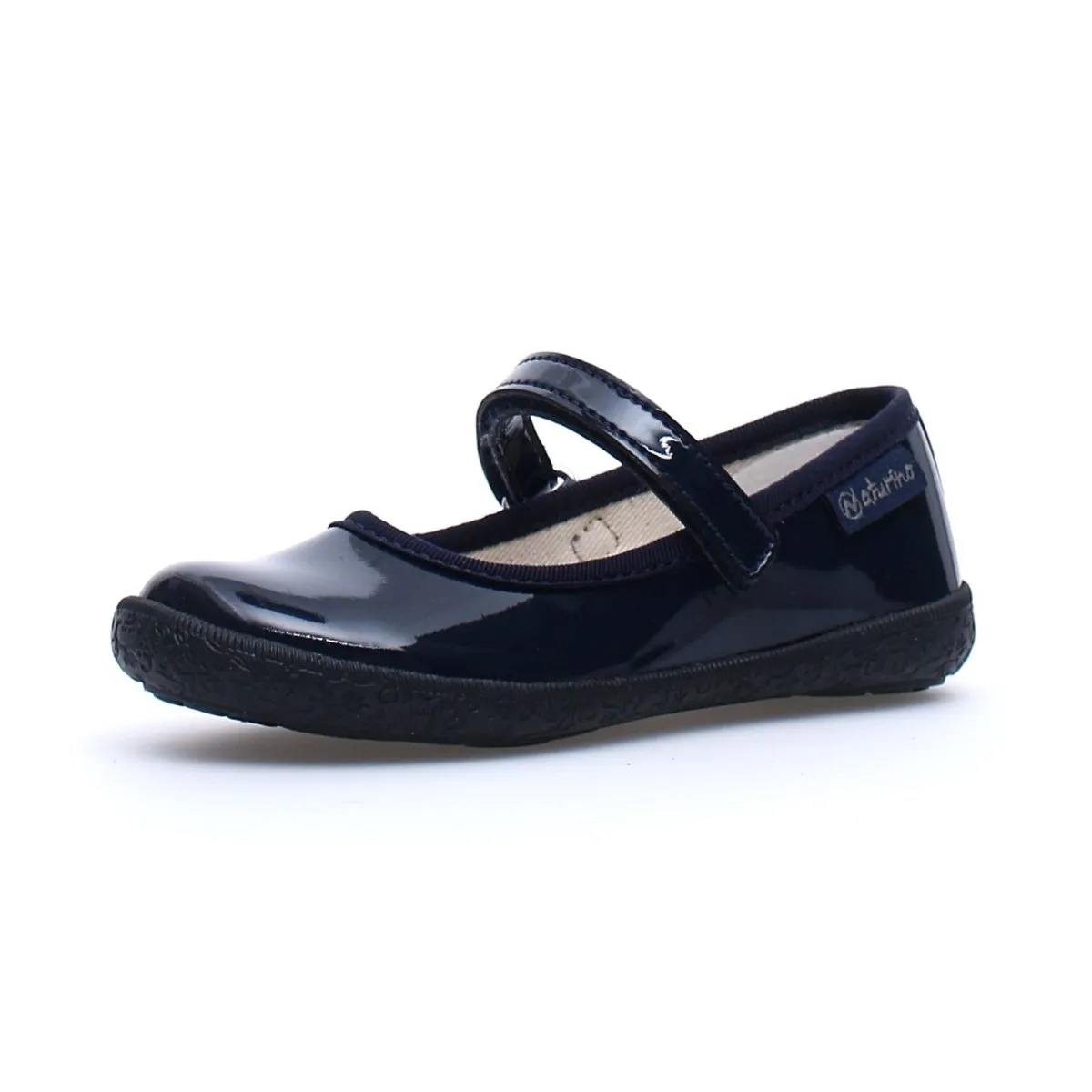 Naturino Mädchen Pavia 61 Marineblau Lack Mary Jane (Größen 25-29)