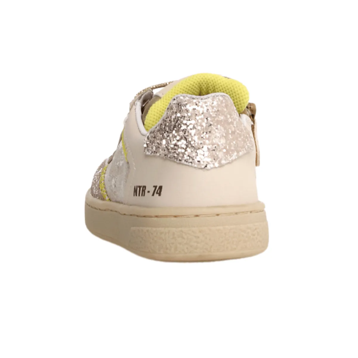 Naturino Mädchen (Größen 27-32) Quar Zip Milch/Platin/Glitzer Naturino Kinderschuhe