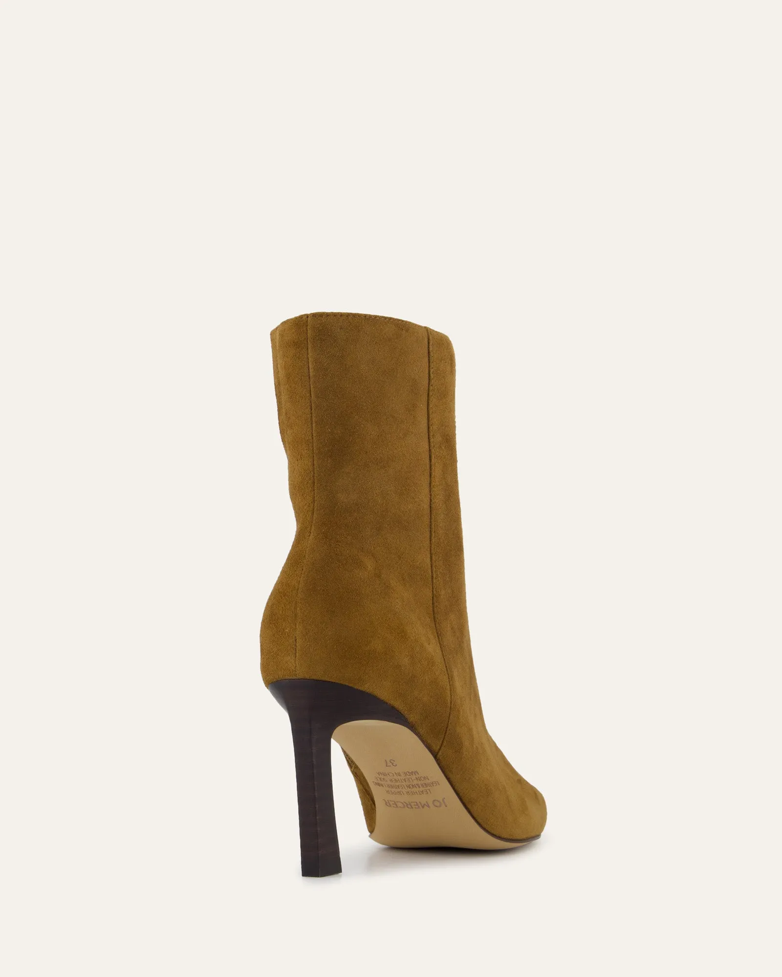 NESSIE MID ANKLE STIEFEL BISKUIT WILDLEDER