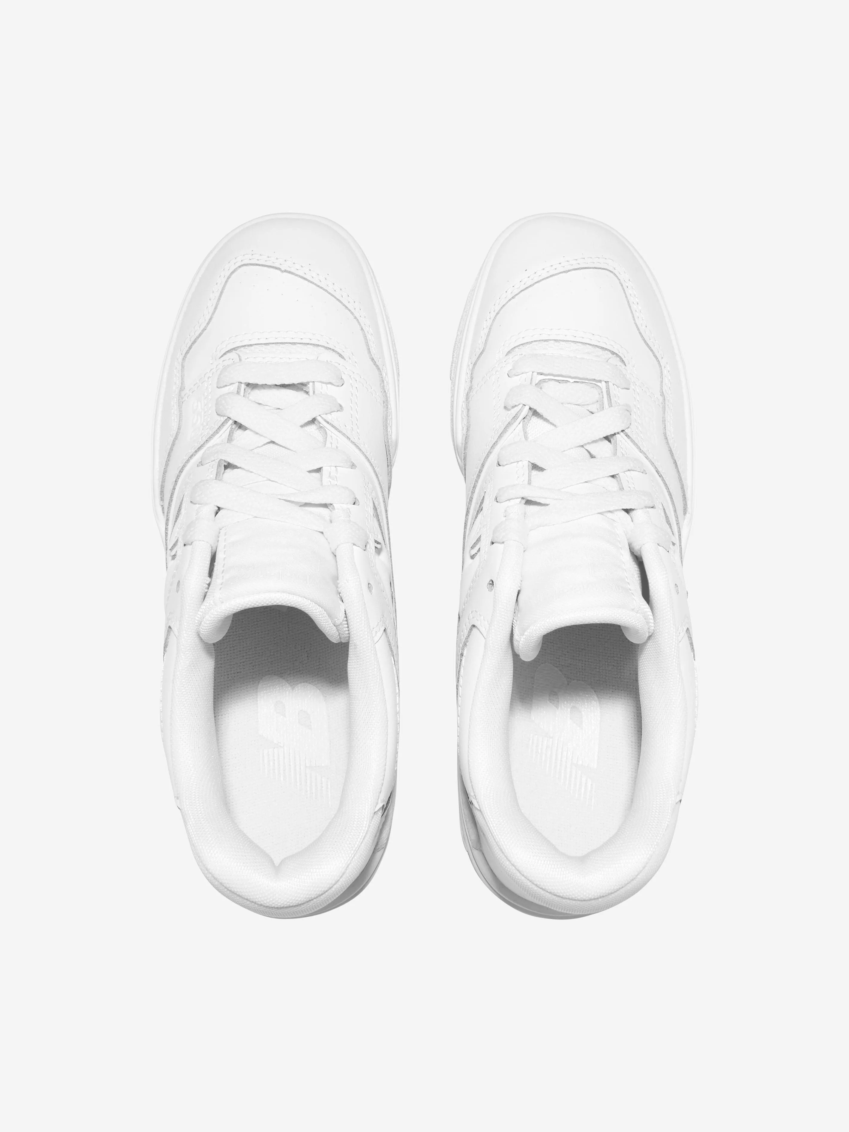 New Balance Kids 550 Schnürschuhe mit Logo in Weiß