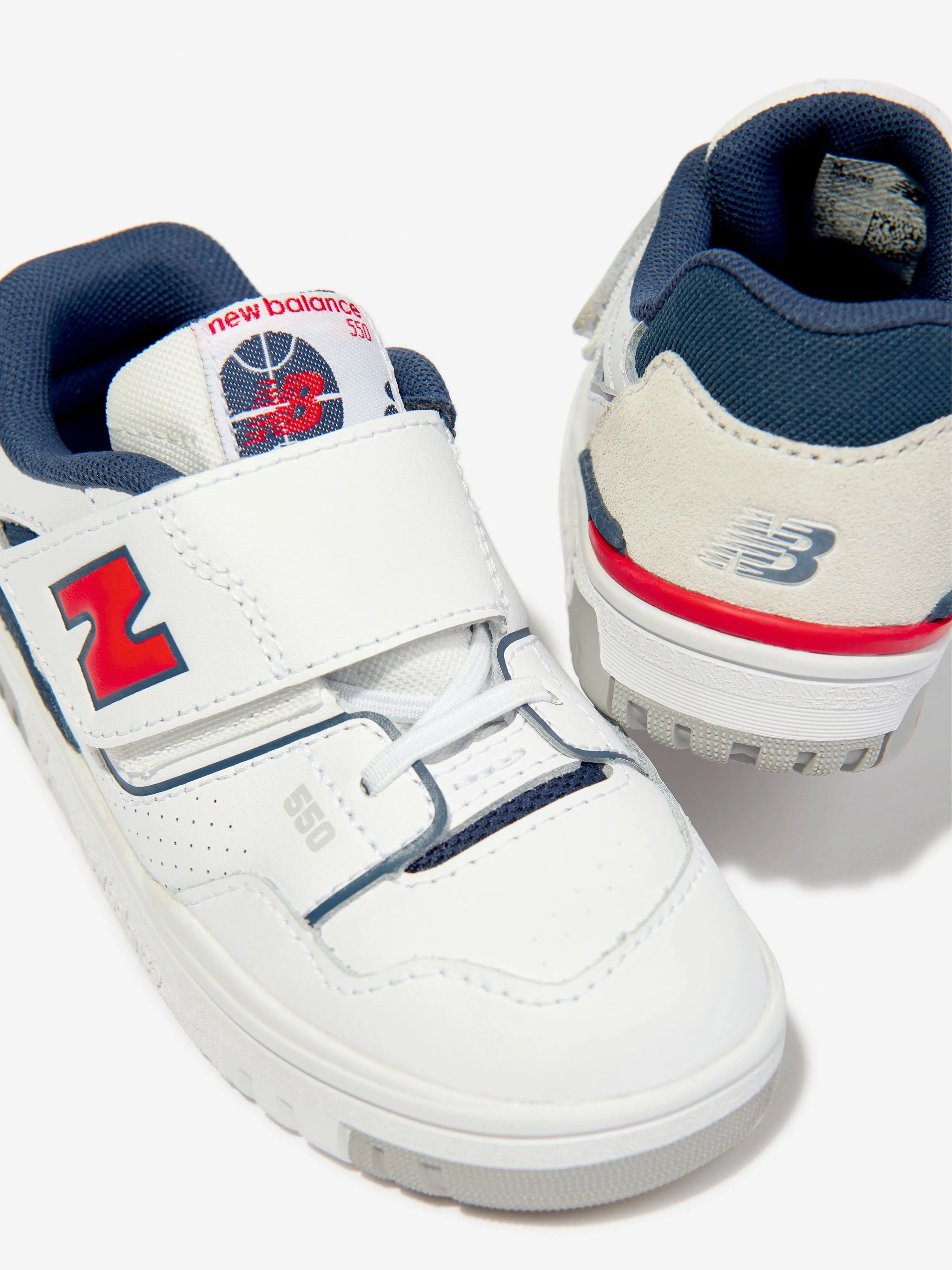 New Balance Kids B550 Trainingsschuhe in Weiß