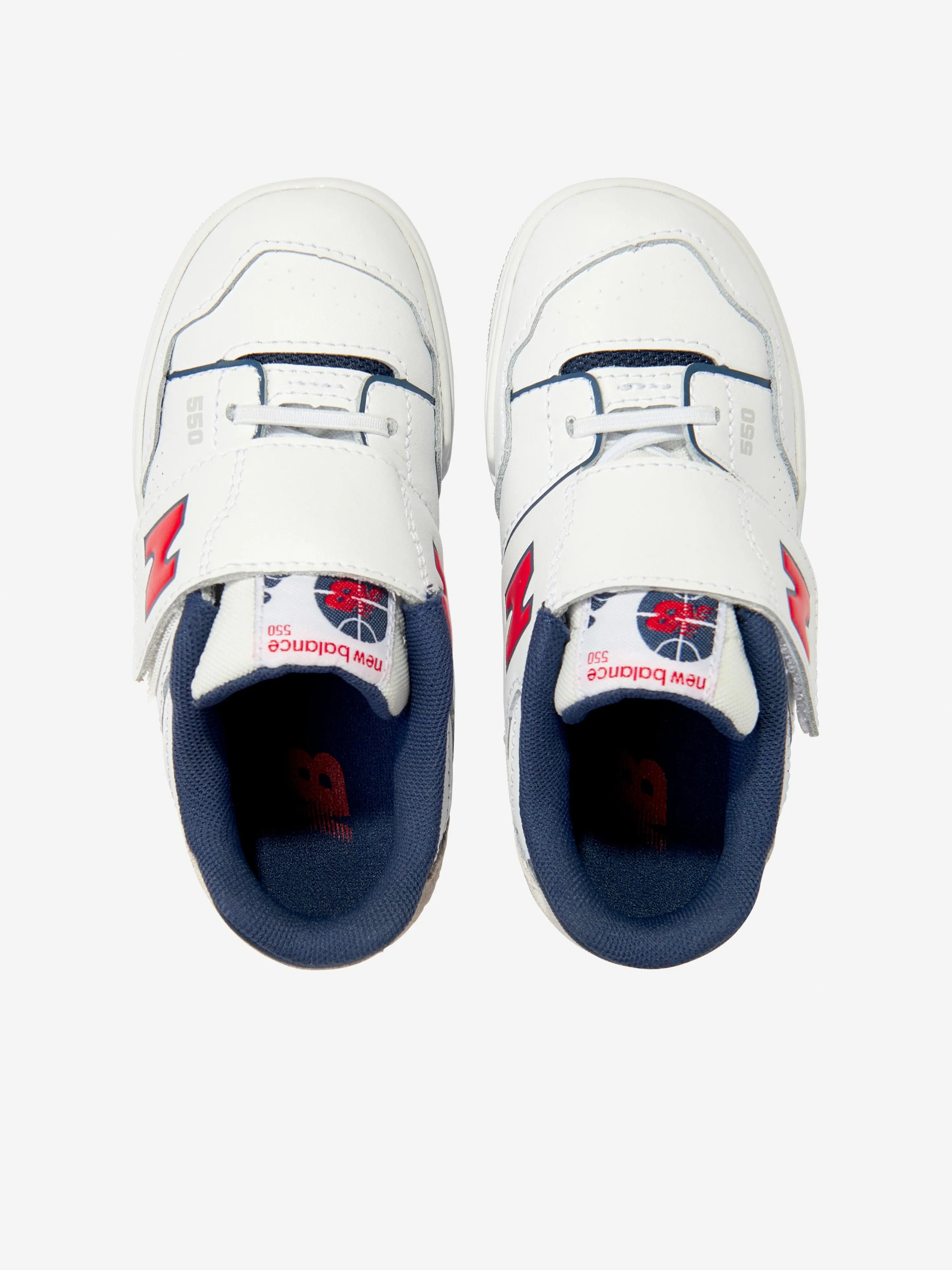 New Balance Kids B550 Trainingsschuhe in Weiß