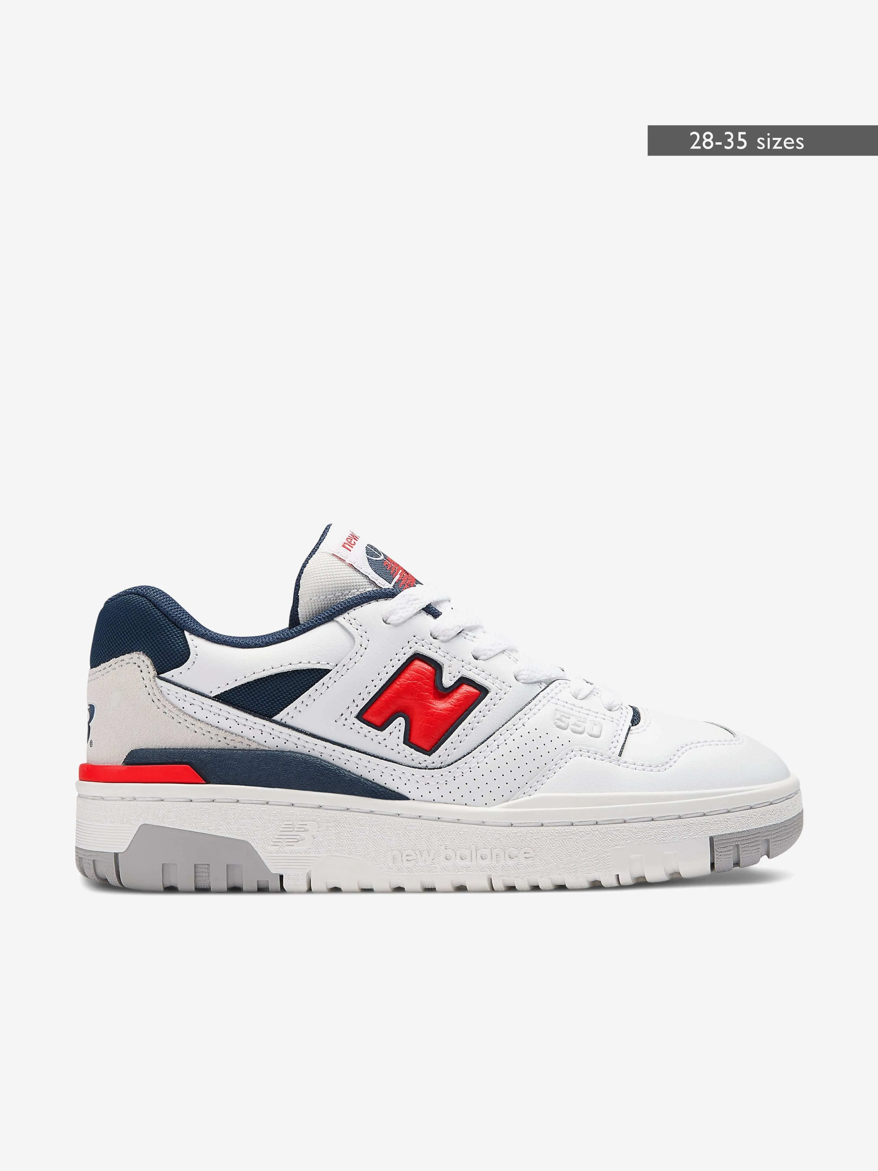 New Balance Kids B550 Trainingsschuhe in Weiß