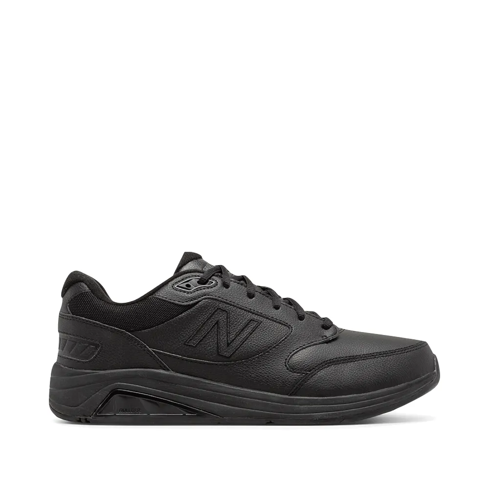 New Balance Herren 928v3 Leder-Sneaker in Schwarz