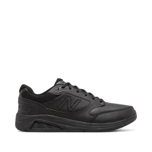 New Balance Herren 928v3 Leder-Sneaker in Schwarz