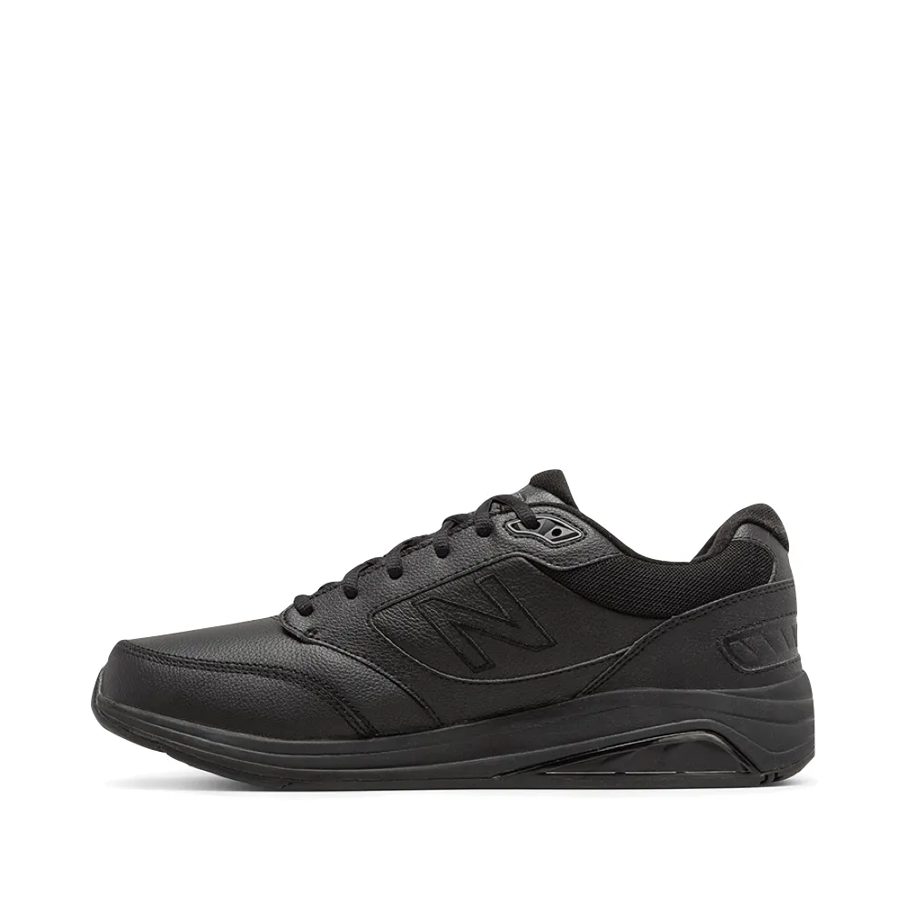 New Balance Herren 928v3 Leder-Sneaker in Schwarz