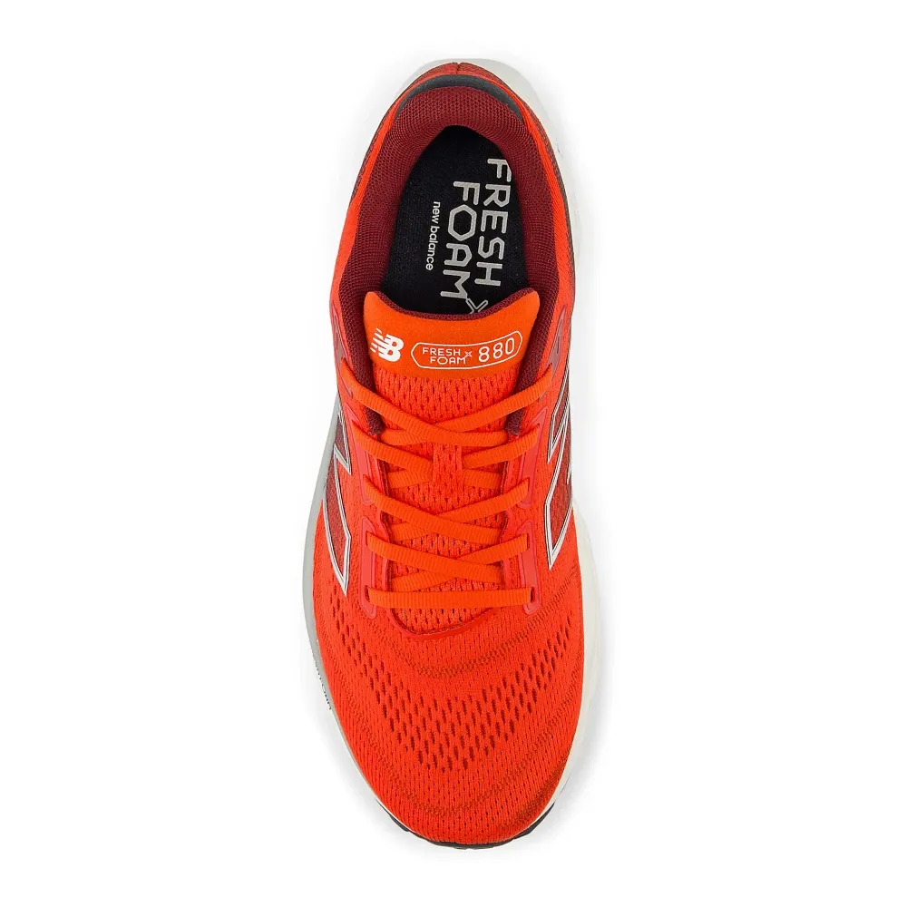 New Balance Herren Fresh Foam X 880v14 in Neo Flame mit Quecksilberrot