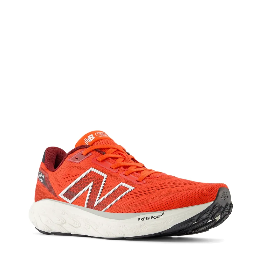 New Balance Herren Fresh Foam X 880v14 in Neo Flame mit Quecksilberrot