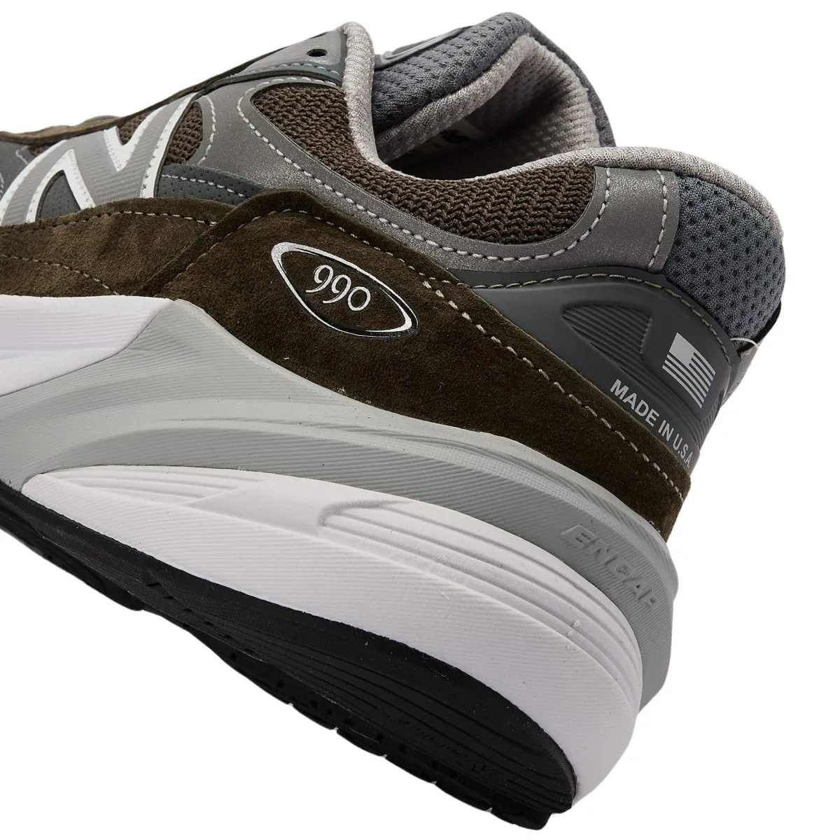 New Balance Herren U990OG6 Olive Wildleder