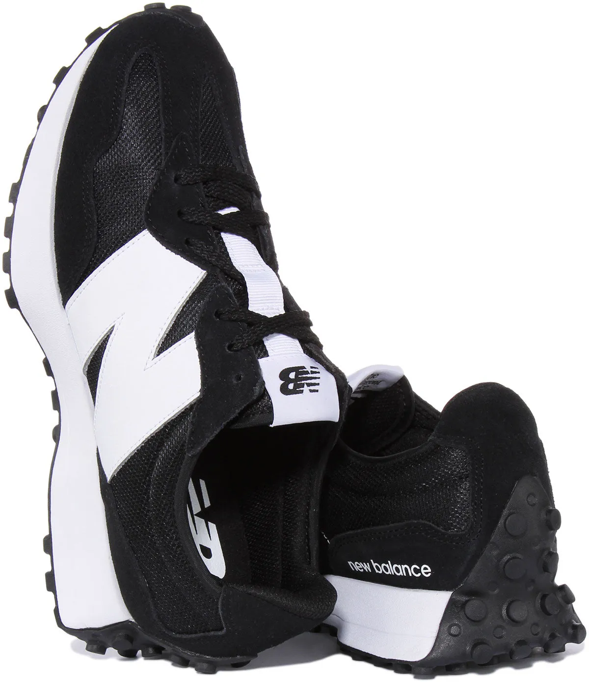 New Balance Ms327Cbw in Schwarz Weiß für Herren Schuhe New Balance