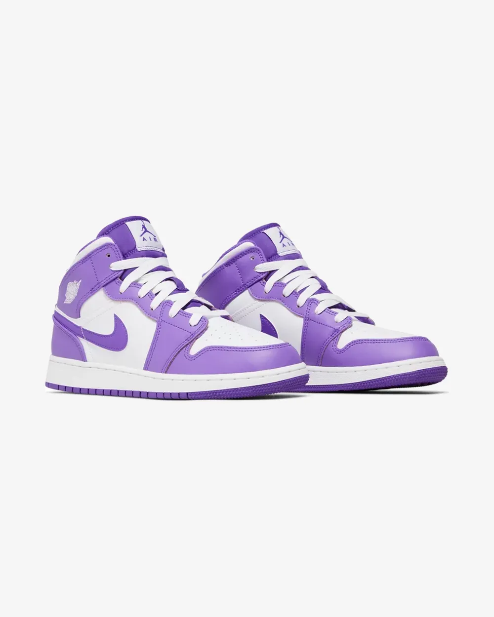 NIKE AIR JORDAN1 MID GS LILA GIFT WEIß (NEU)