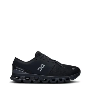 On Men's Cloud X 4 Sneaker in Schwarz/Eclipse