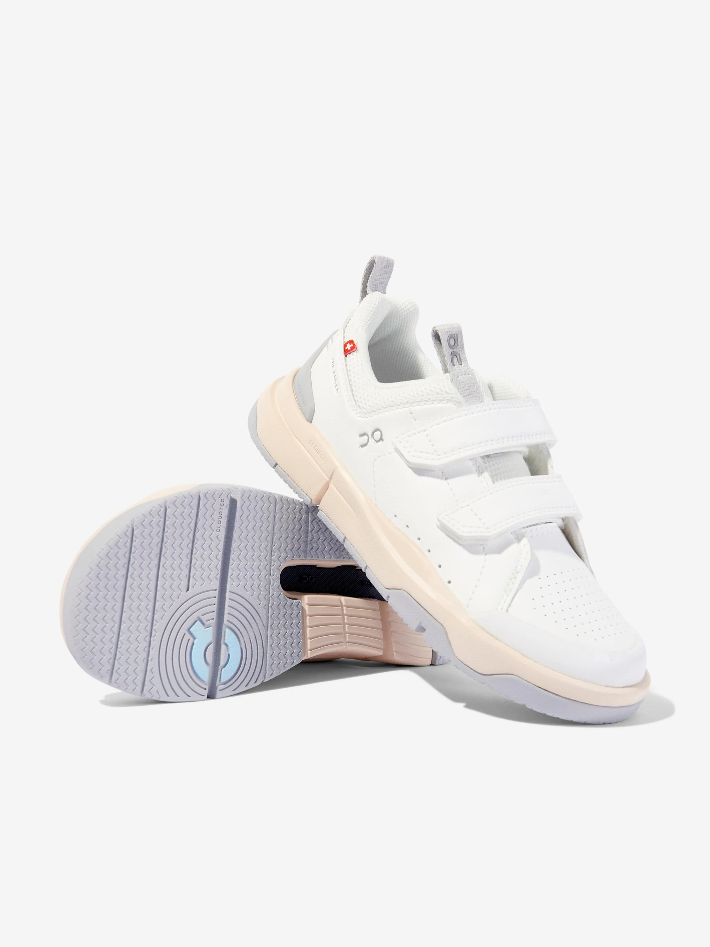 On Running Boys The Roger Trainers in Weiß
