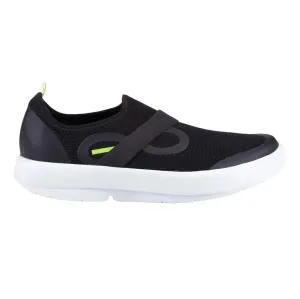 Oofos Herren OOmg Low Schwarz/Weiß