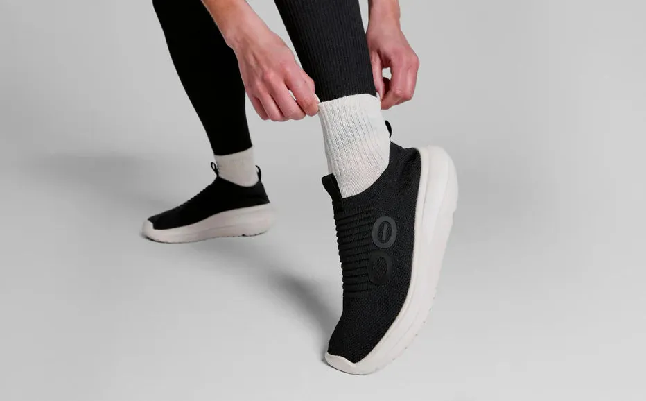 OOFOS OOMY ZEN SCHWARZ DAMEN