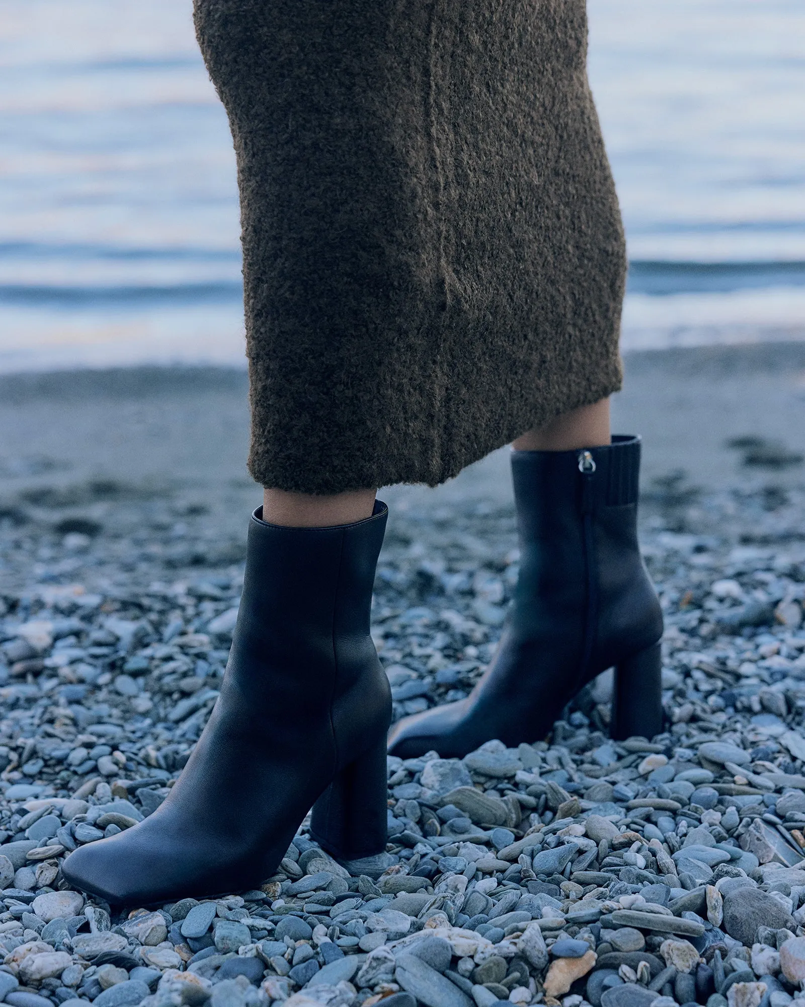 PARSON HIGH KNÖCHELSTIEFEL AUS SCHWARZEM LEDER