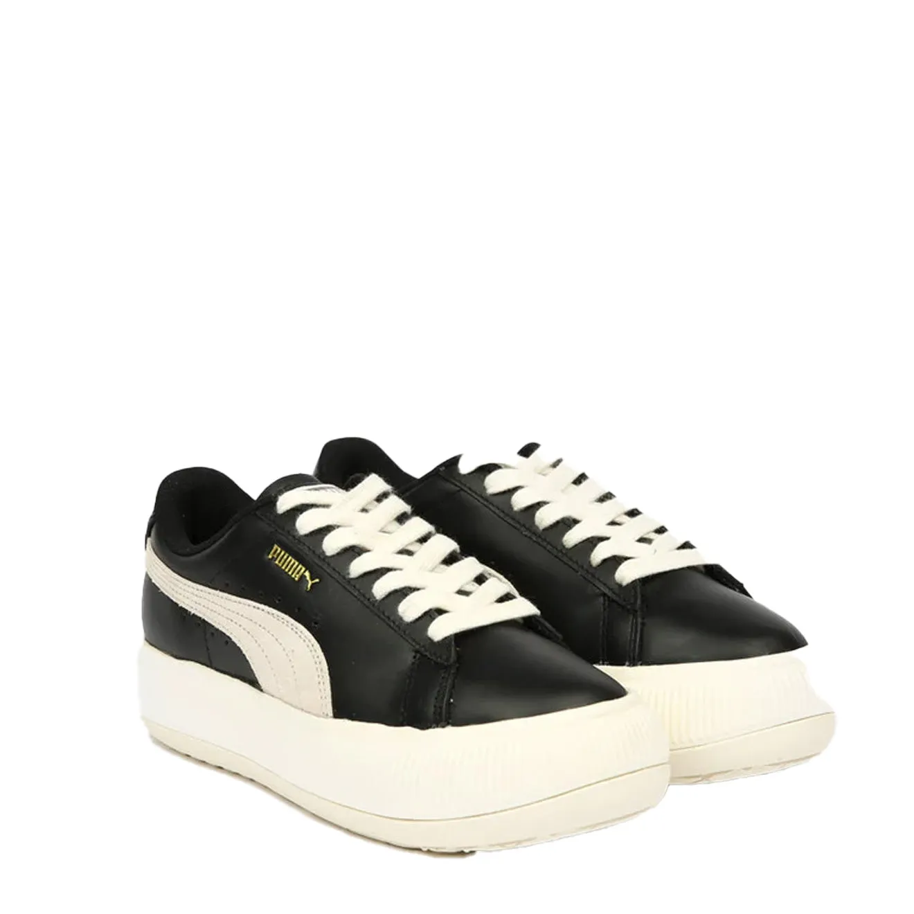 Puma Damen Suede Mayu Trainer Schwarz / Marshmallow