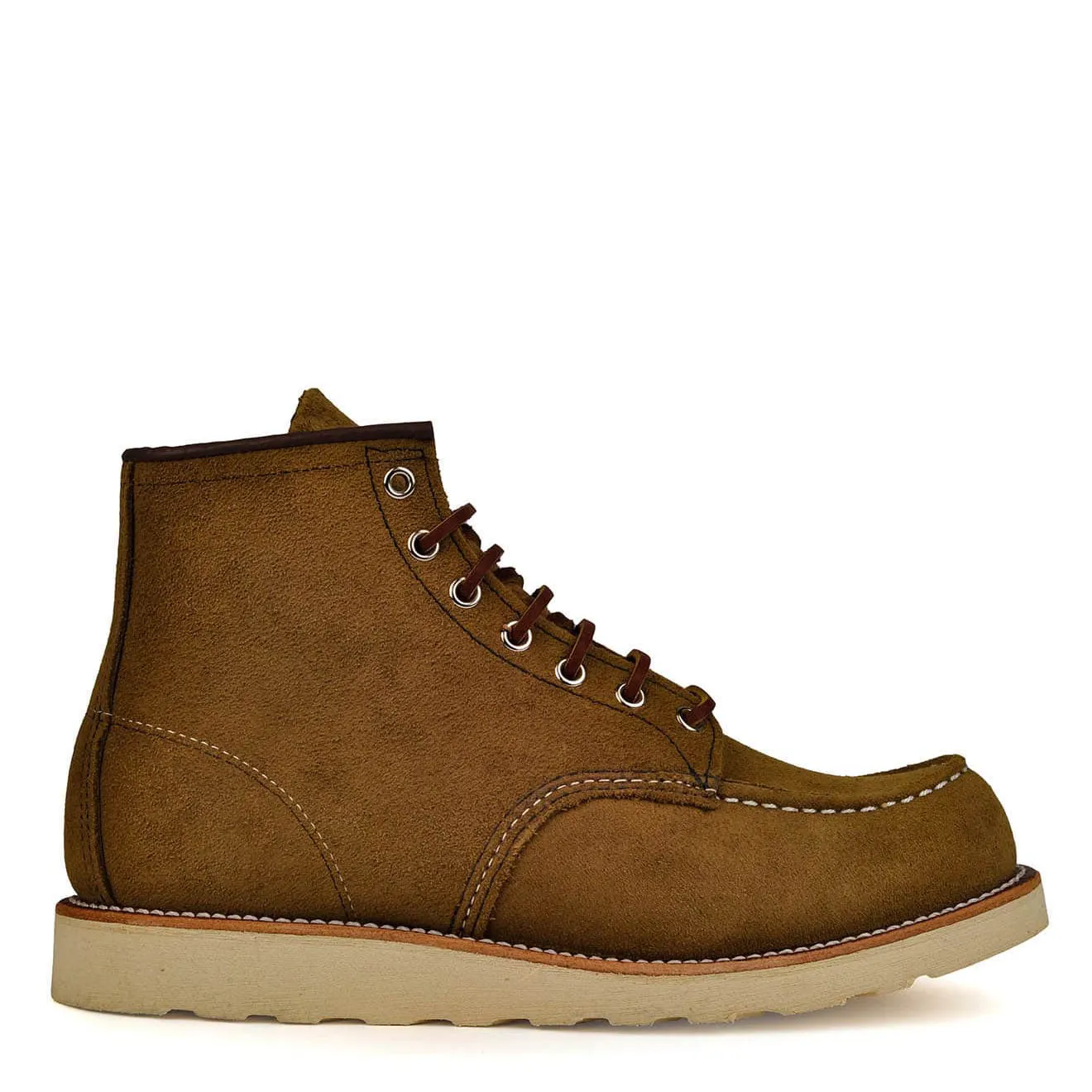 Red Wing 6-Zoll Classic Moc Stiefel Olive Mohave