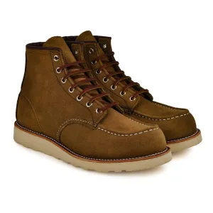 Red Wing 6-Zoll Classic Moc Stiefel Olive Mohave