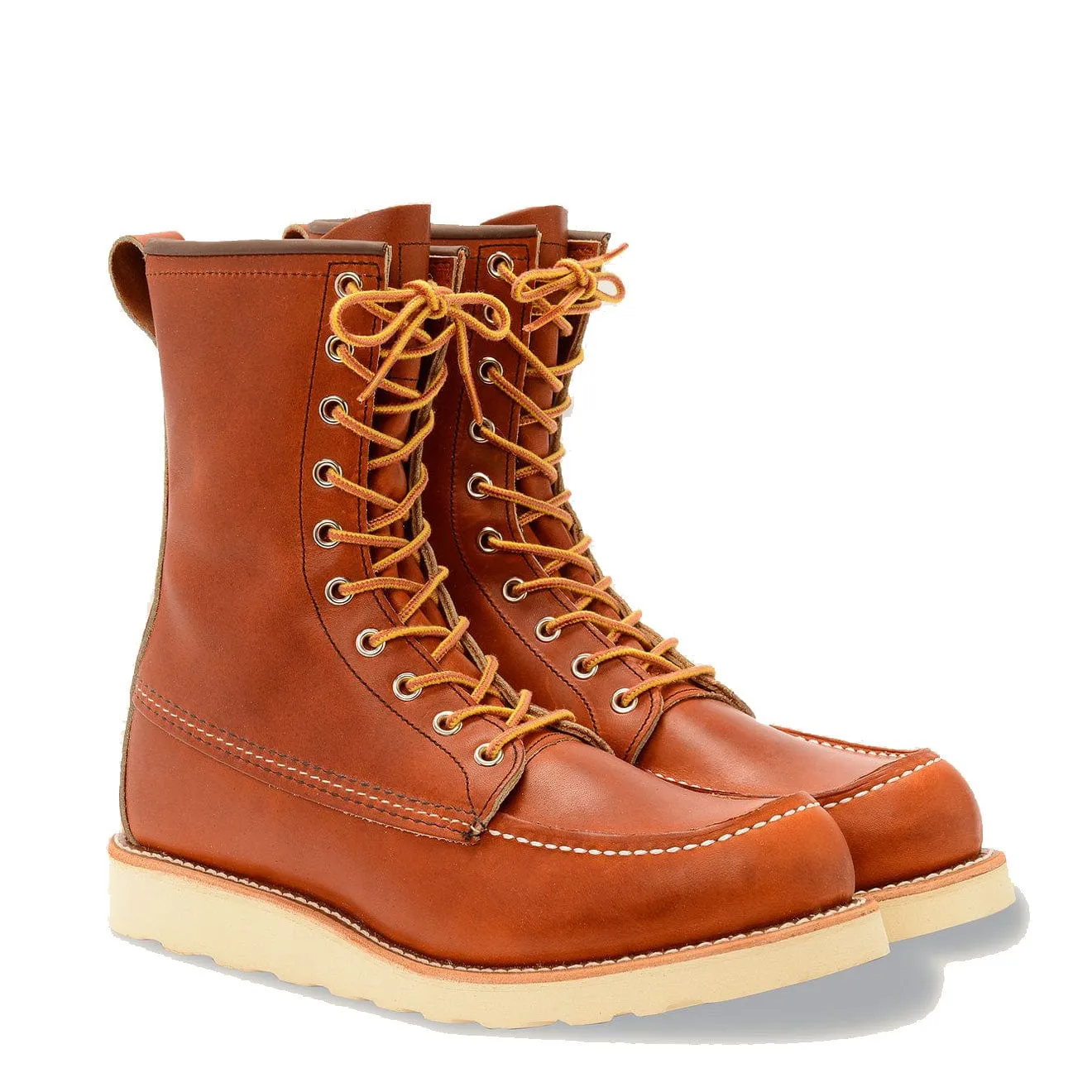 Red Wing 8-Zoll Classic Moc Stiefel Oro Legacy