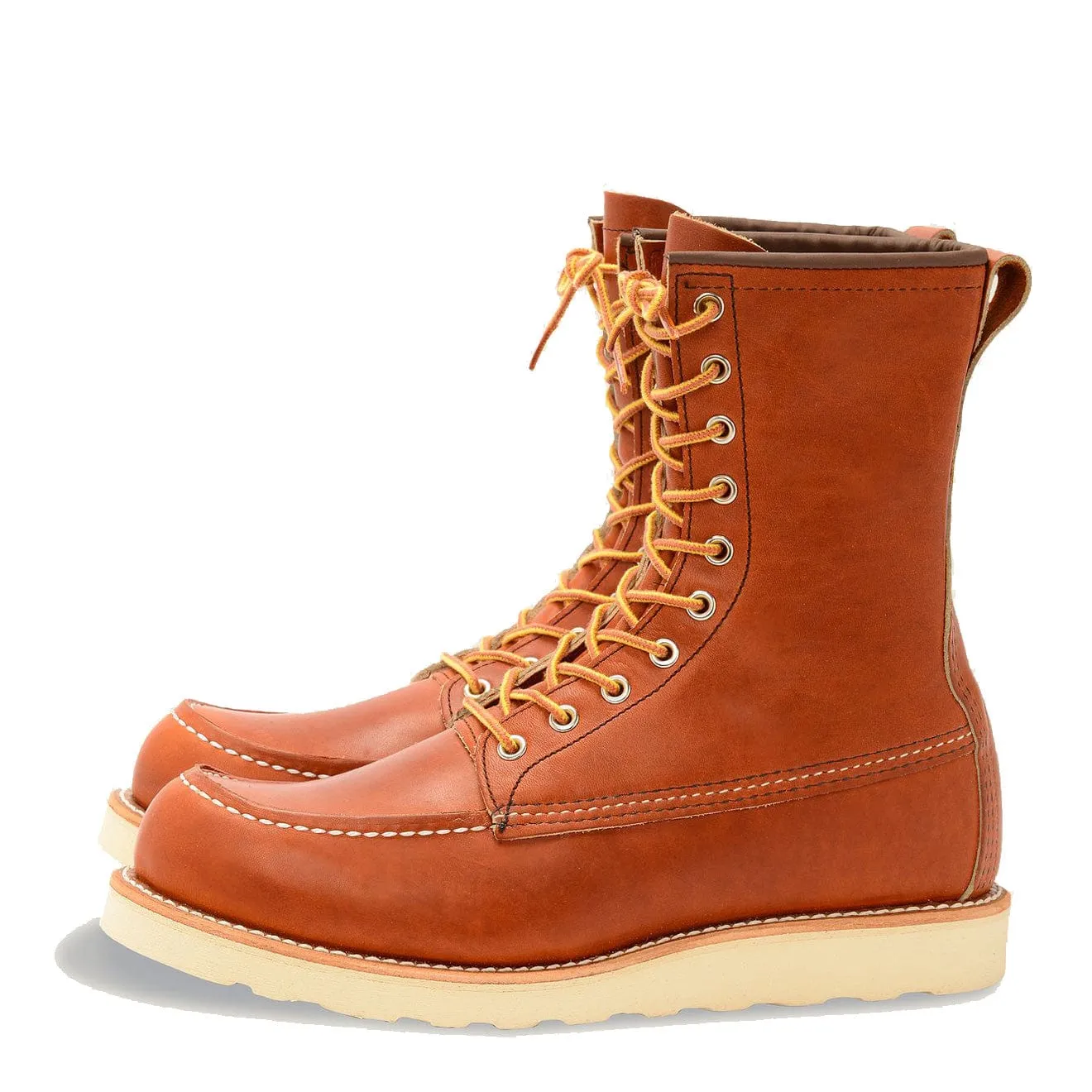 Red Wing 8-Zoll Classic Moc Stiefel Oro Legacy