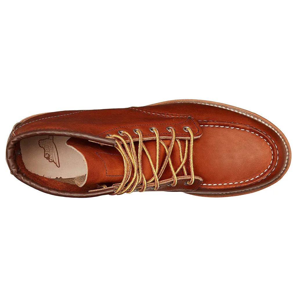 Red Wing Heritage Herren Mokassinspitze 6 Zoll Knöchelstiefel aus Vollrindleder