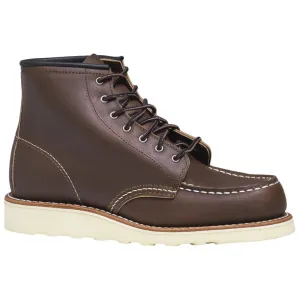 Red Wing Heritage Herren 6 Zoll Klassische Moc-Toe-Stiefel aus Vollnarbenleder