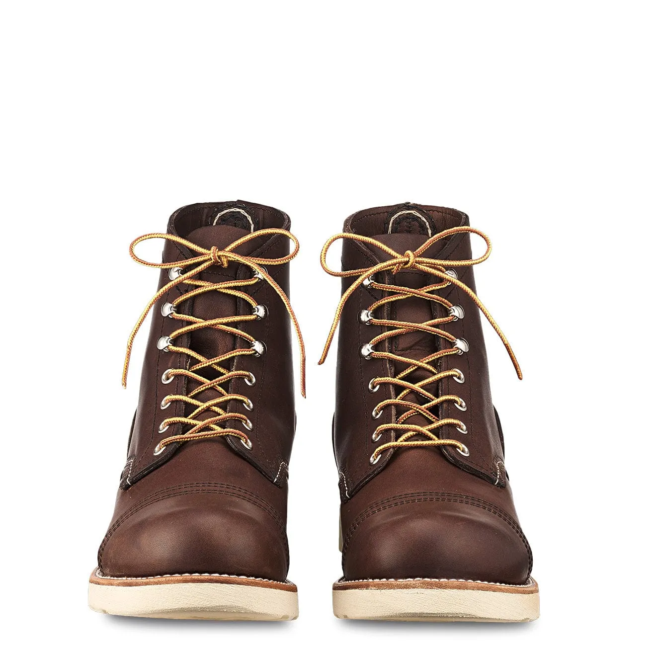 Red Wing Iron Ranger Stiefel mit Traktionsprofil in Amber Harness