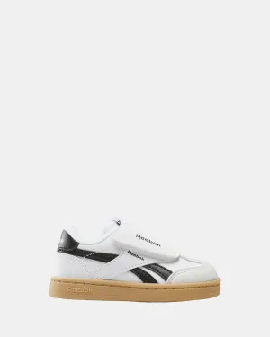 Reebok Smash Edge Klettverschluss Weiß/Schwarz/Gummi