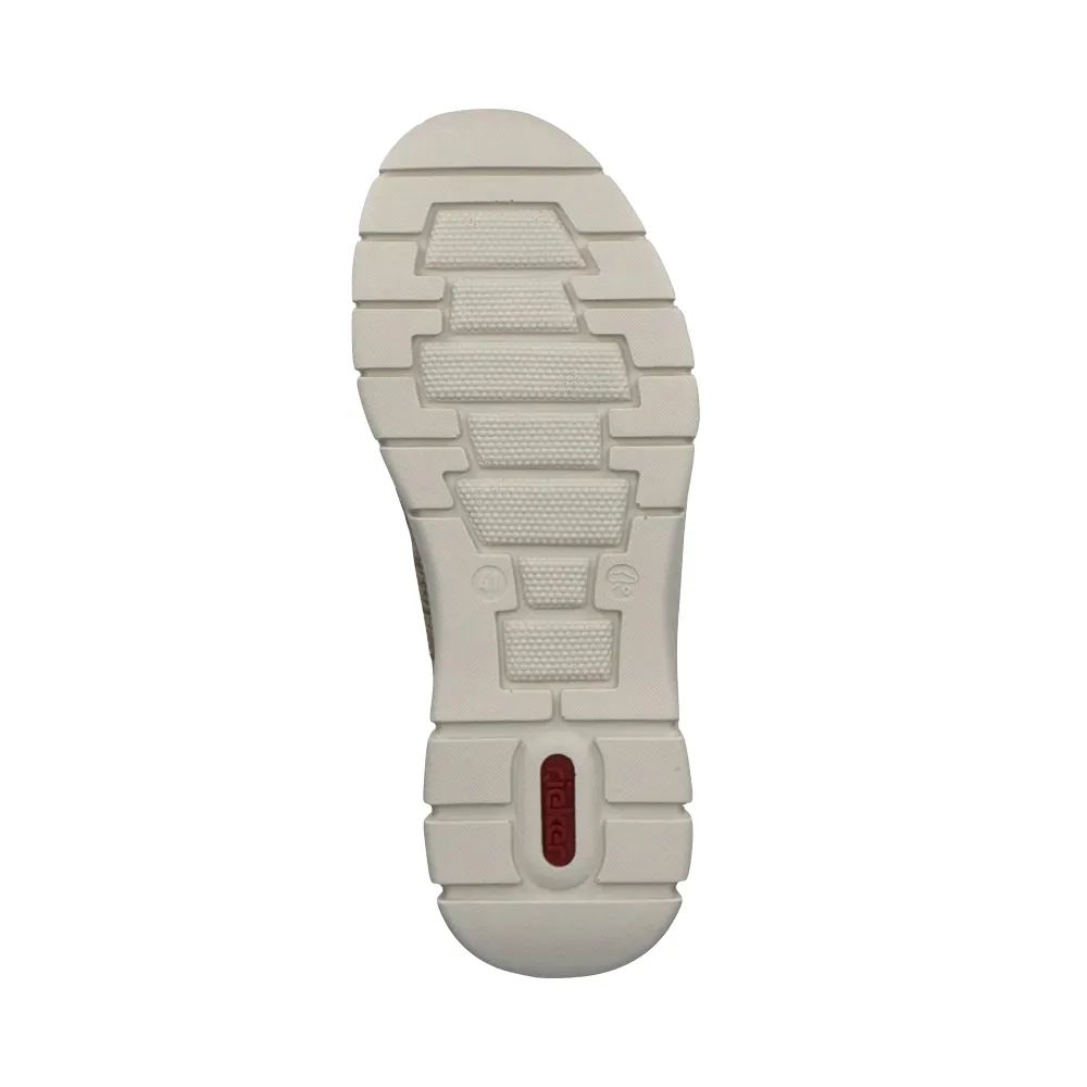 Rieker Herren Timo 96 Bungee-Schnürung Slip-On Sneaker in Fango