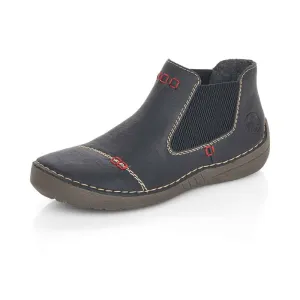 Rieker Schuhe 52590-01 Schwarz Chelsea