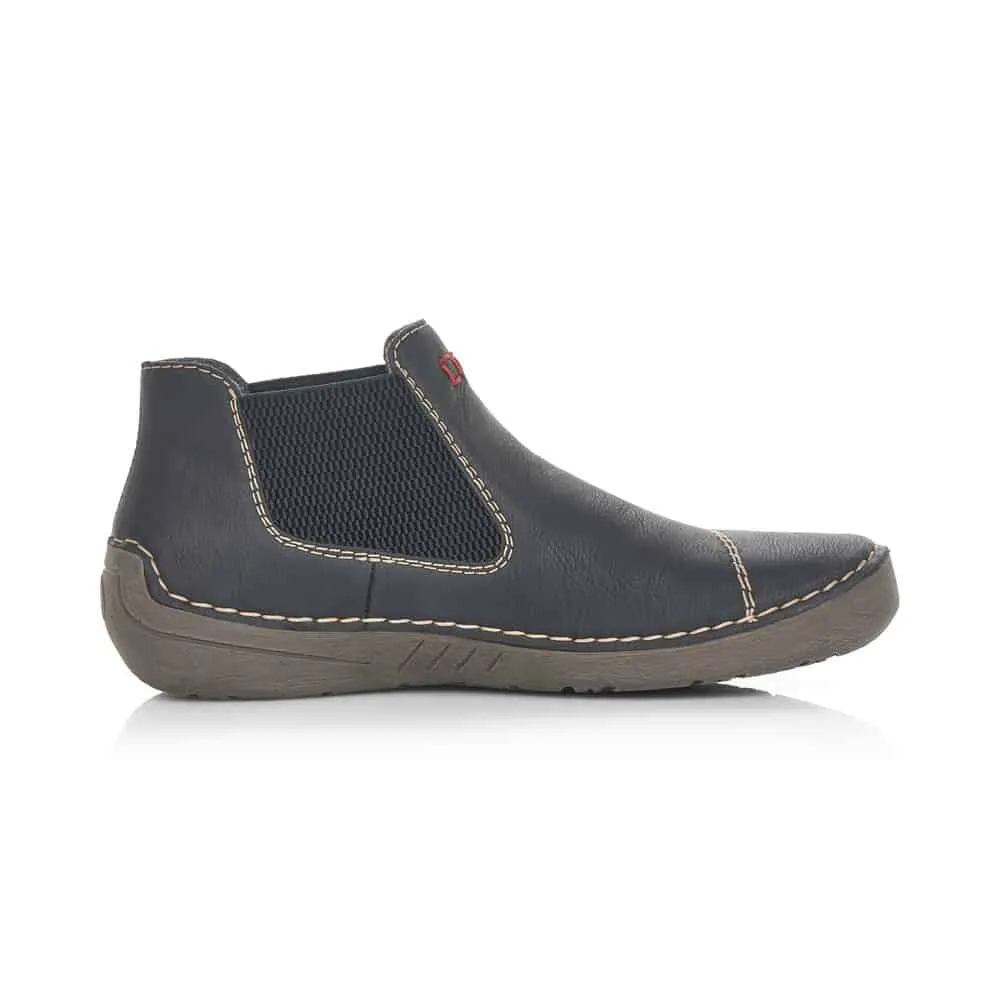 Rieker Schuhe 52590-01 Schwarz Chelsea