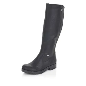 Rieker Schuhe 78554-00 Schwarze Stiefel RTex