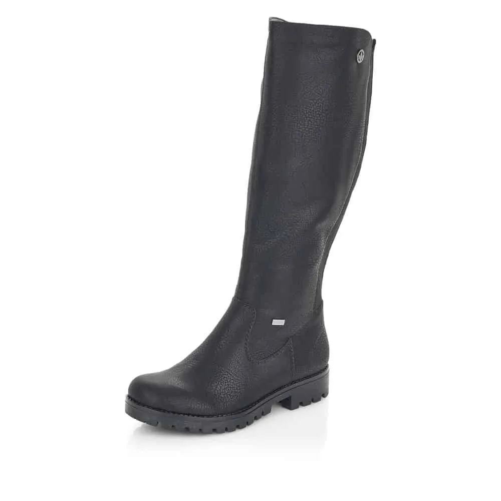 Rieker Schuhe 78554-00 Schwarze Stiefel RTex