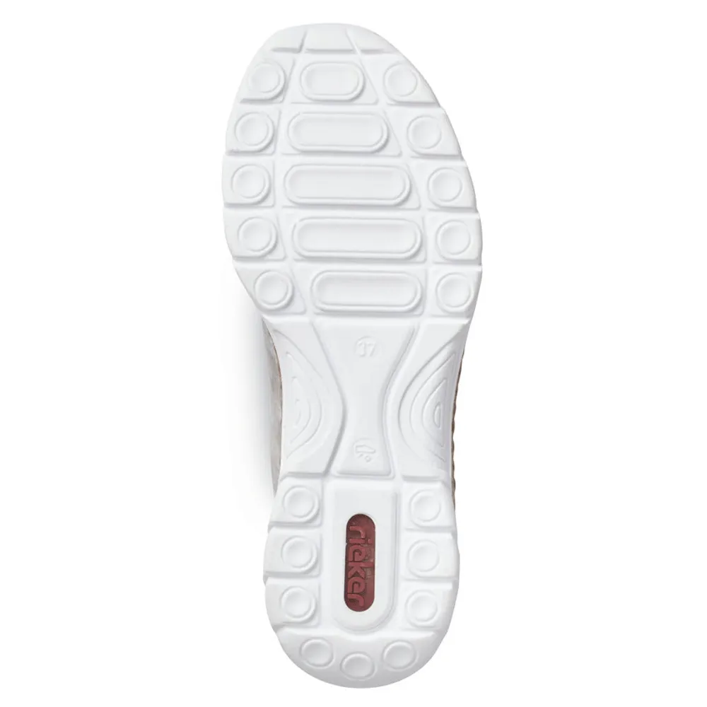 Rieker Damen N42K6-40 Grau Metallic Rieker Schuhe
