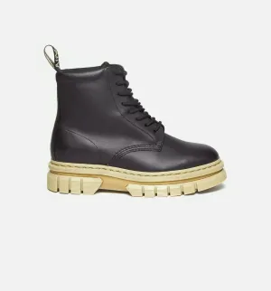 Rikard Contrast Sole Platform Herrenstiefel - Schwarz/Beige