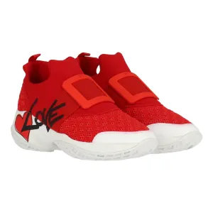 Roger Vivier Damen Sneaker Schuhe Rot/Weiß_Roger-Vivier