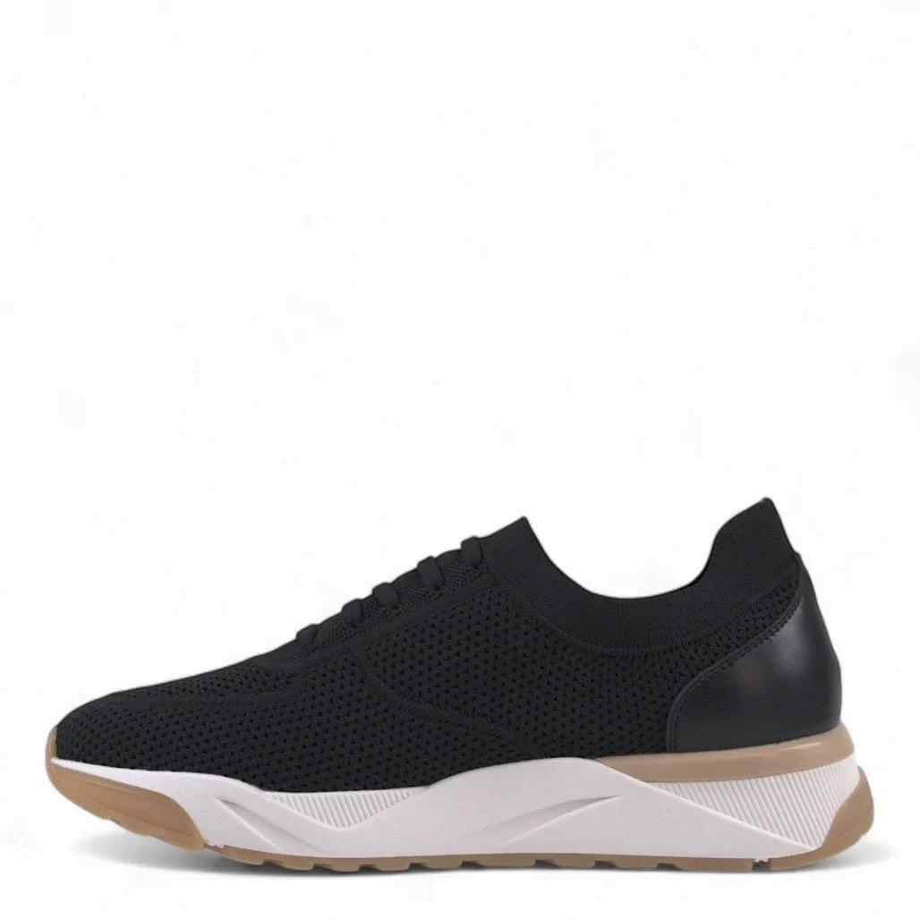 Ronaldo Schwarze Gestrickte Sneakers