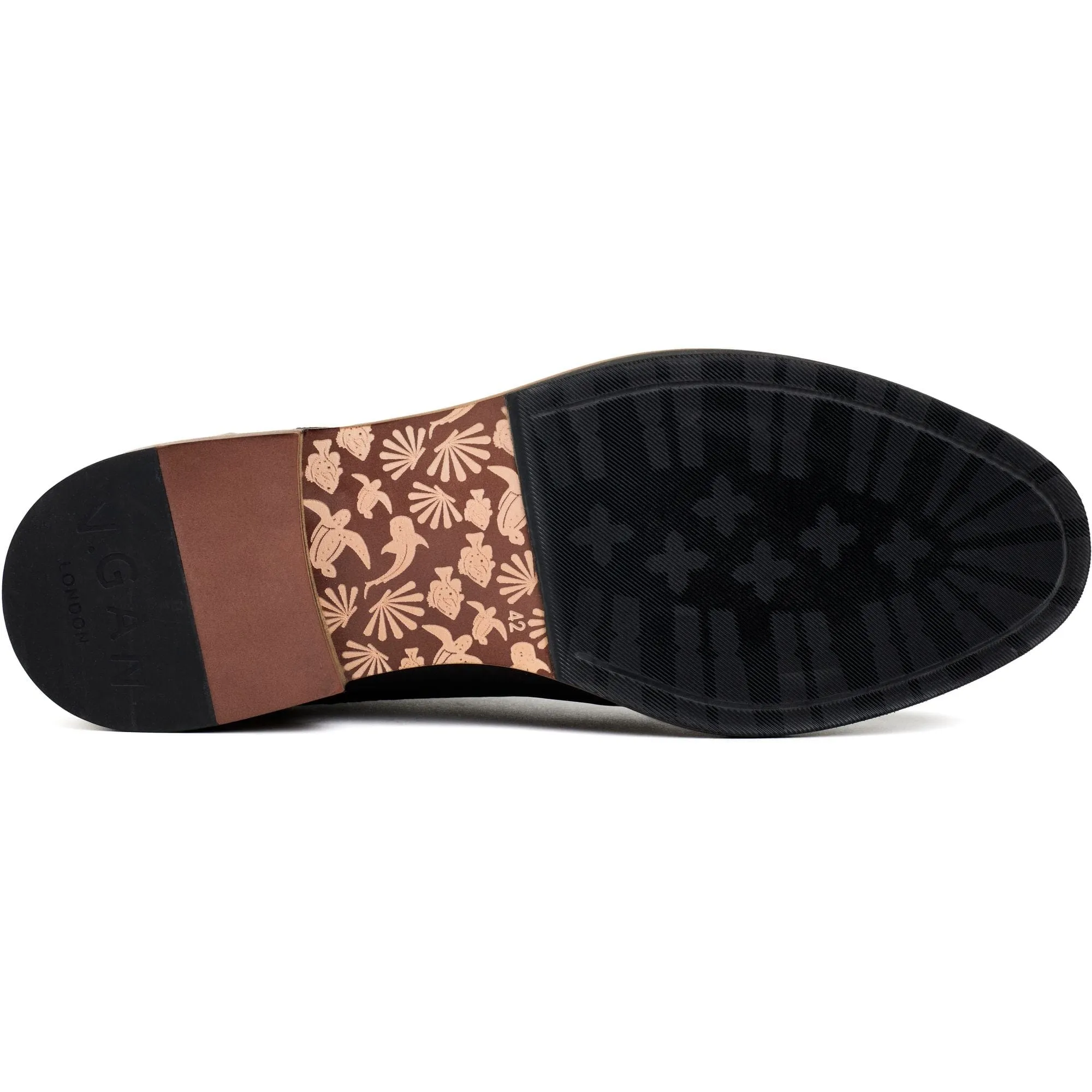 Rye 2 Herren-Vegan-Leder-Knöchelstiefel | Braun