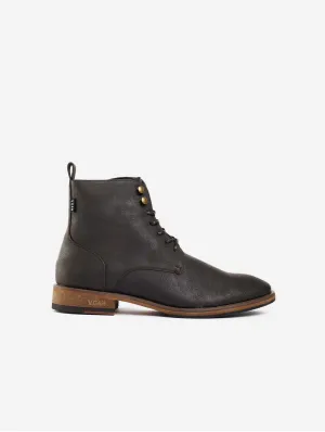 Rye 2 Herren-Vegan-Leder-Knöchelstiefel | Braun