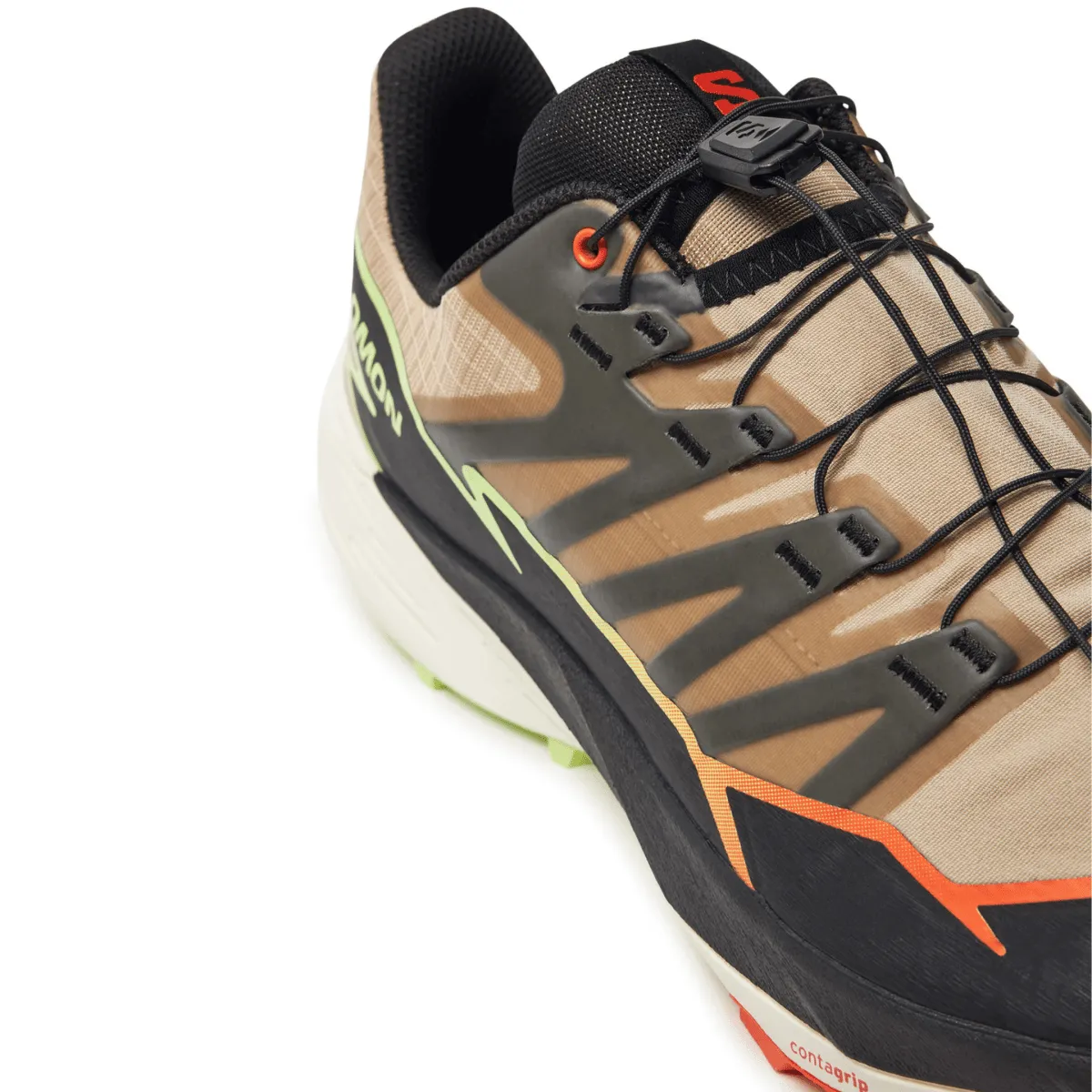 Salomon Herren Thundercross Safari/Rot Orange/Knallgrün