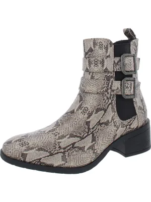 Salt Biker Jewel Damen Kunstleder Knöchelstiefel Ecco Schuhe
