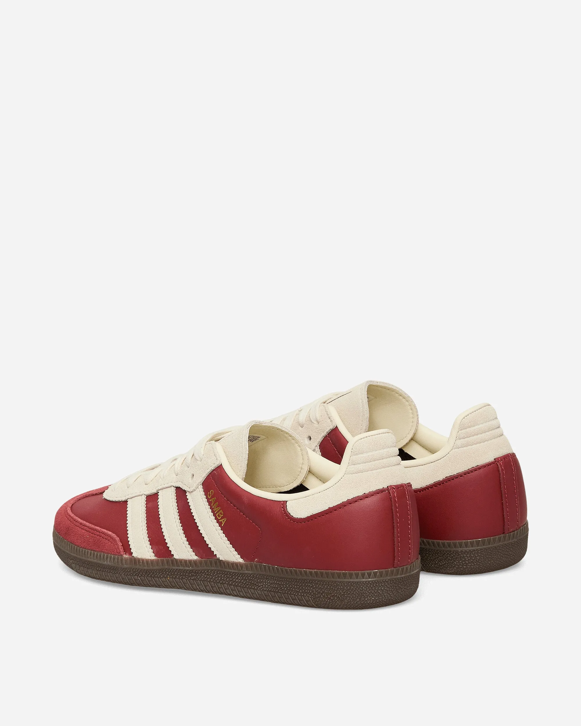 Samba OG Sneakers Secondhand Rubinrot / Creme Weiß