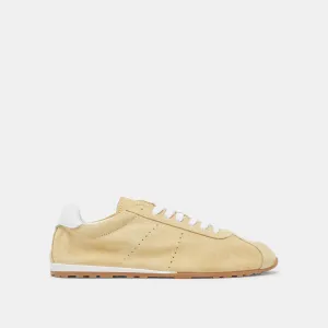 SERINA SNEAKERS GELBES WILDLEDER