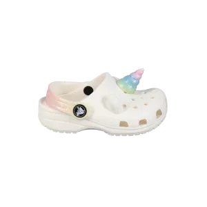 Schuhe Crocs Kleinkinder I AM Regenbogen Einhorn Classic Clog