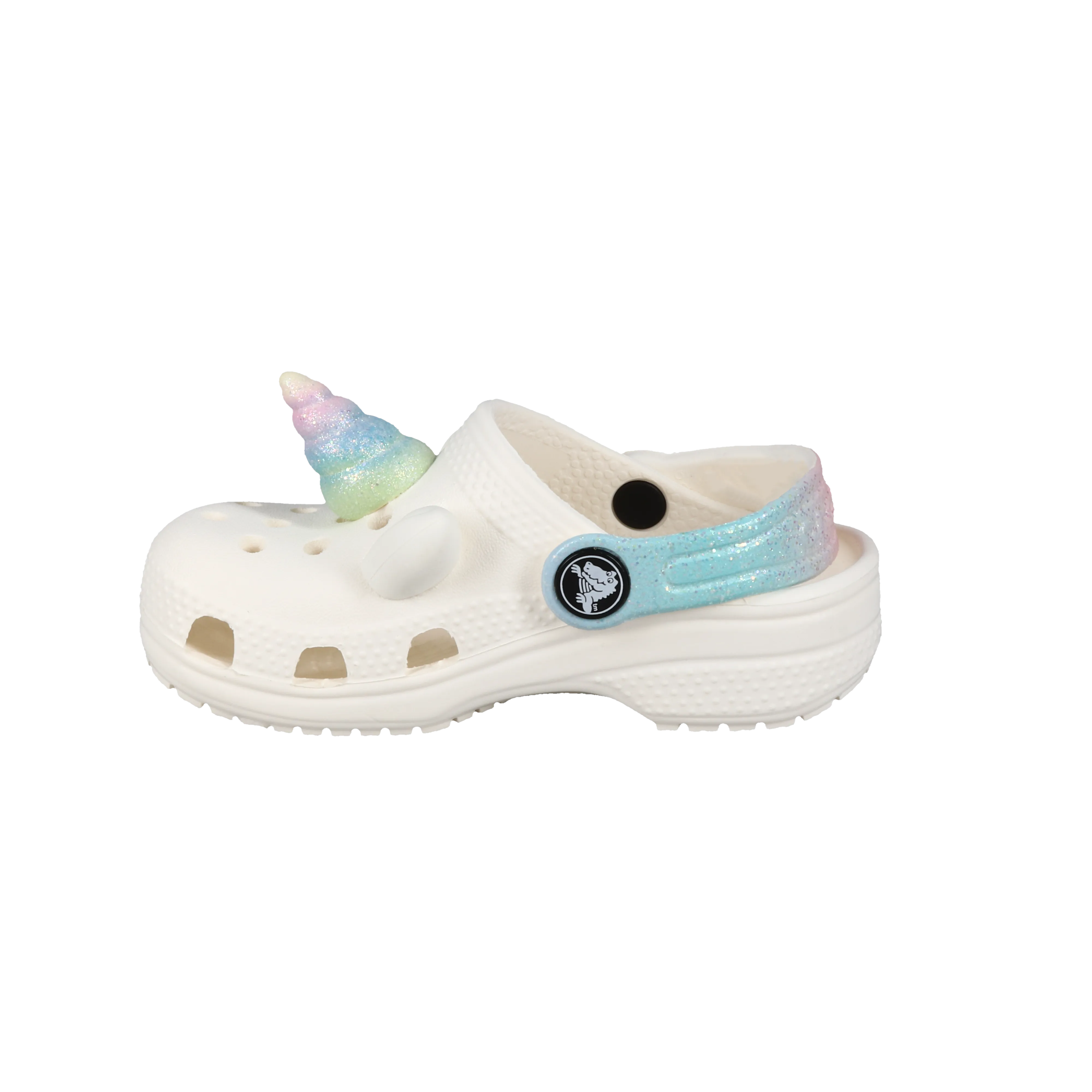 Schuhe Crocs Kleinkinder I AM Regenbogen Einhorn Classic Clog