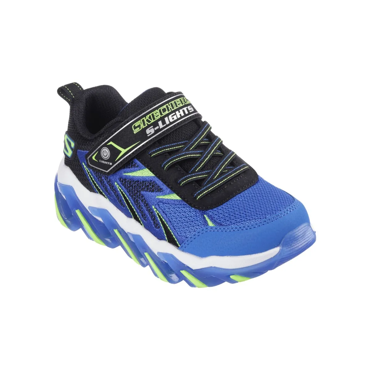 Skechers Jungen (Vorschule) 400165LBBLM S-Lights: Mega-Surge 2.0 Schwarz/Lime