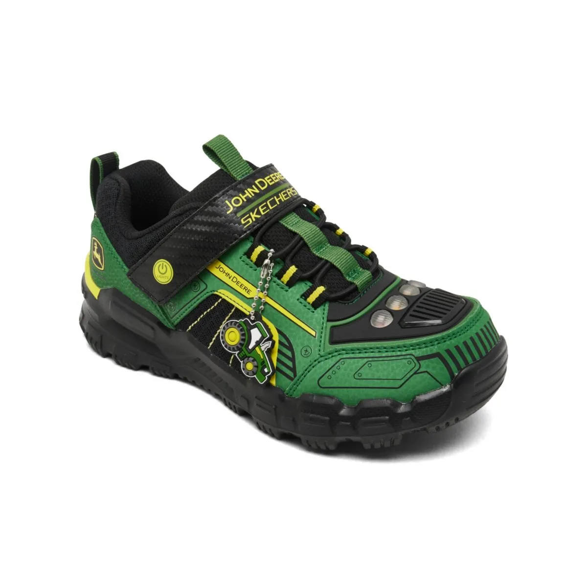 Skechers Jungen (Vorschule) John Deere: Adventure Track - Robust-Helle Farben 407061LGNBK Grün/Schwarz