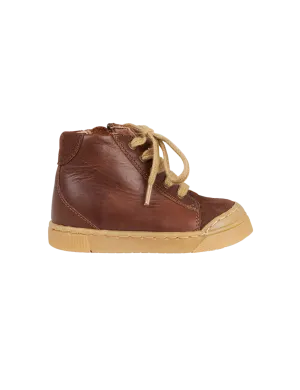 Sneaker Bootie - Haselnuss