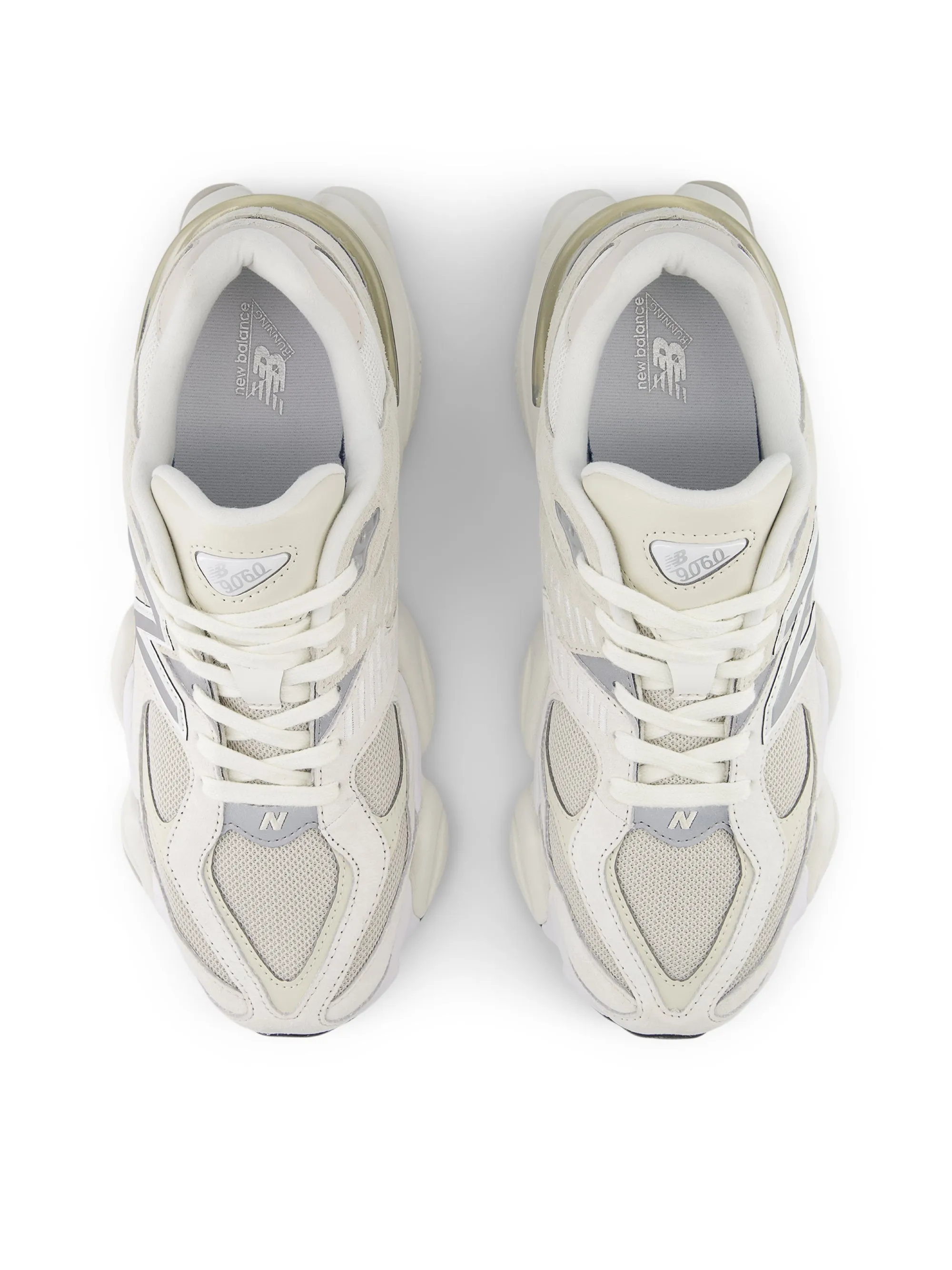 Futuristische Damen-Sneakers 9060 Beige